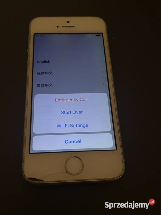 iPhone 5S A1457 uszkodzony na części Nowa Sól