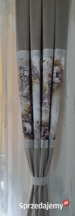 Zasłony velvet róże Mława sprzedam