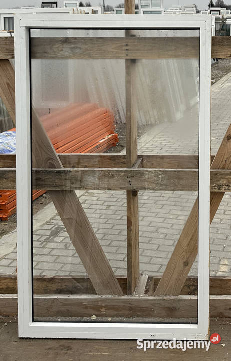 OKNA KacprzaK Witryna 80X120 FIX Używany PCV Lublin