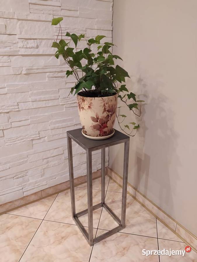 Stojak kwietnik metalowy 60 industrialny loft Kraków