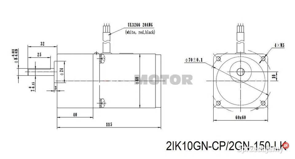 Motoreduktor do podajnika pelletu Ostrzeszów