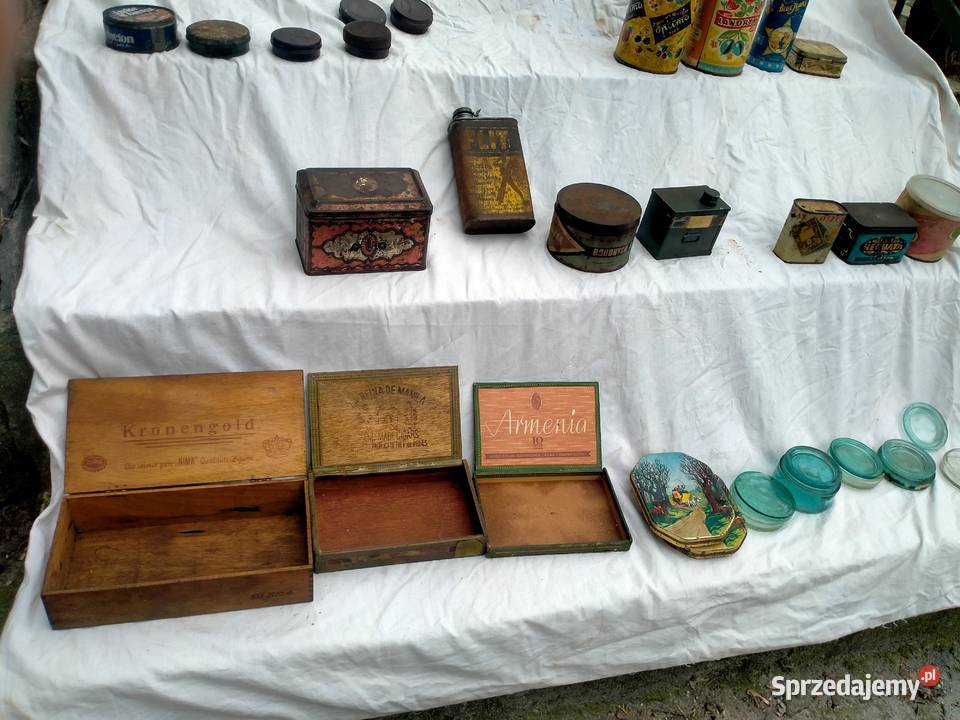 Przedwojenne pudełko cygarach świętokrzyskie Pińczów