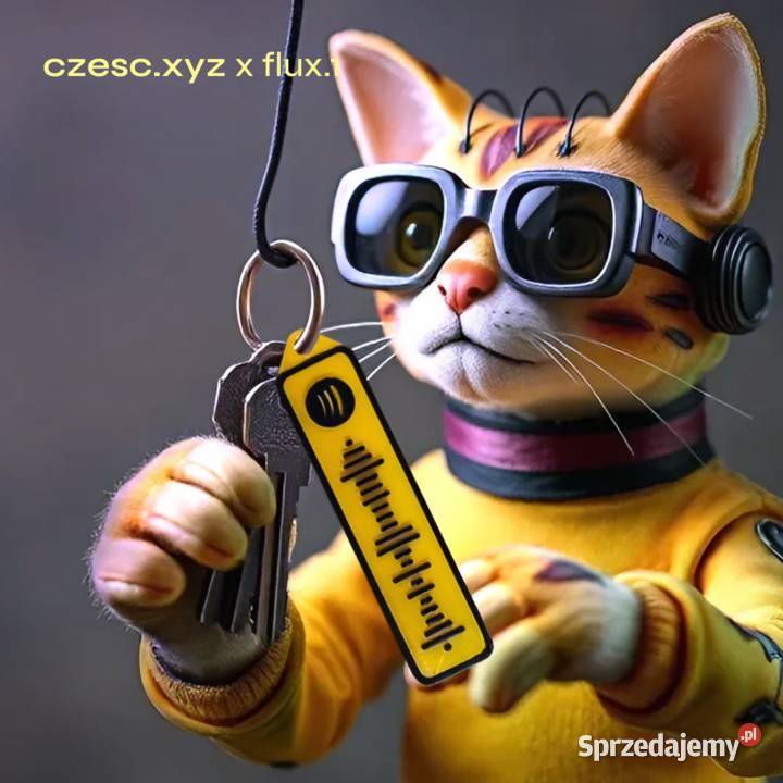 Personalizowany breloczek na prezent Spotify np Poznań