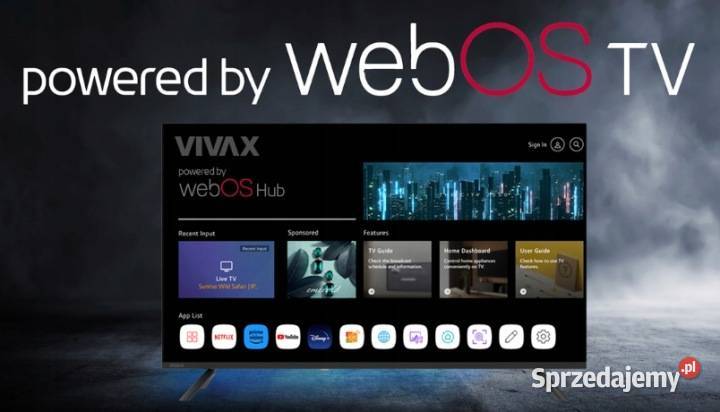 Telewizor SMART TV LED 40 VIVAX 40LE110WO WebOS LED Skawina