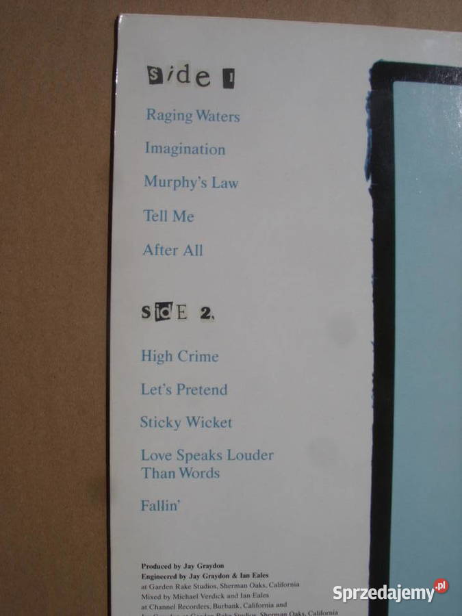 Winyl LPALO JAREAU HIGS CRIME WEA 1984 R jazz Wołów