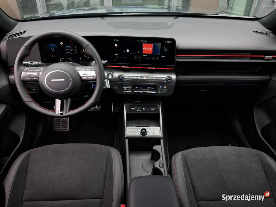 Hyundai Kona 16 TGDI 7DCT 2WD 138 MY25 Nline przyciemniane szyby Piotrków Trybunalski