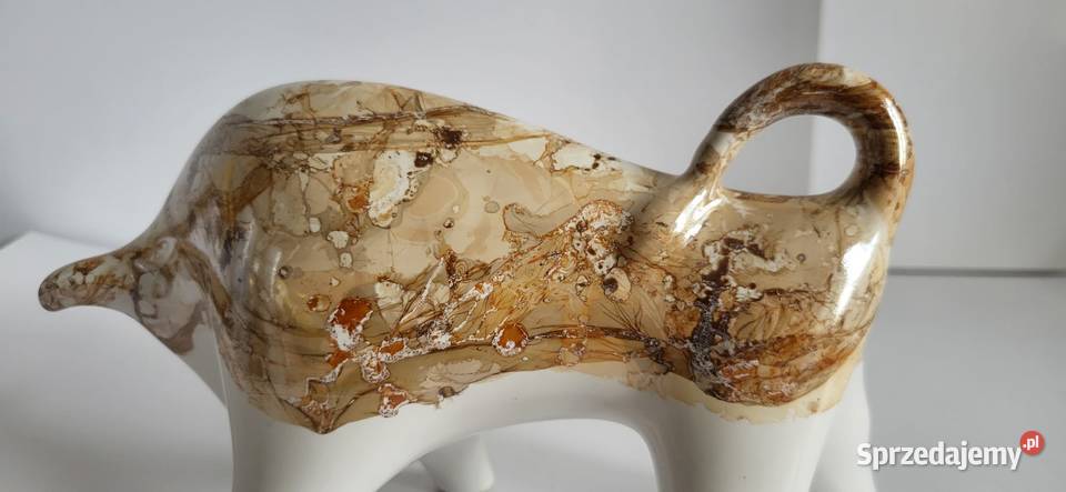 Znak zodiaku BYK Figurka Byczek ceramiczny