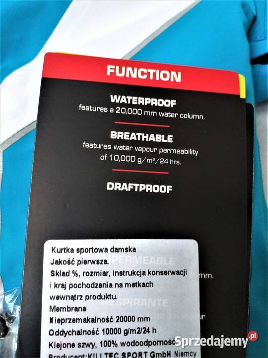 KILLTEC kurtka narciarska damska YAELLE 20000 sprzedam