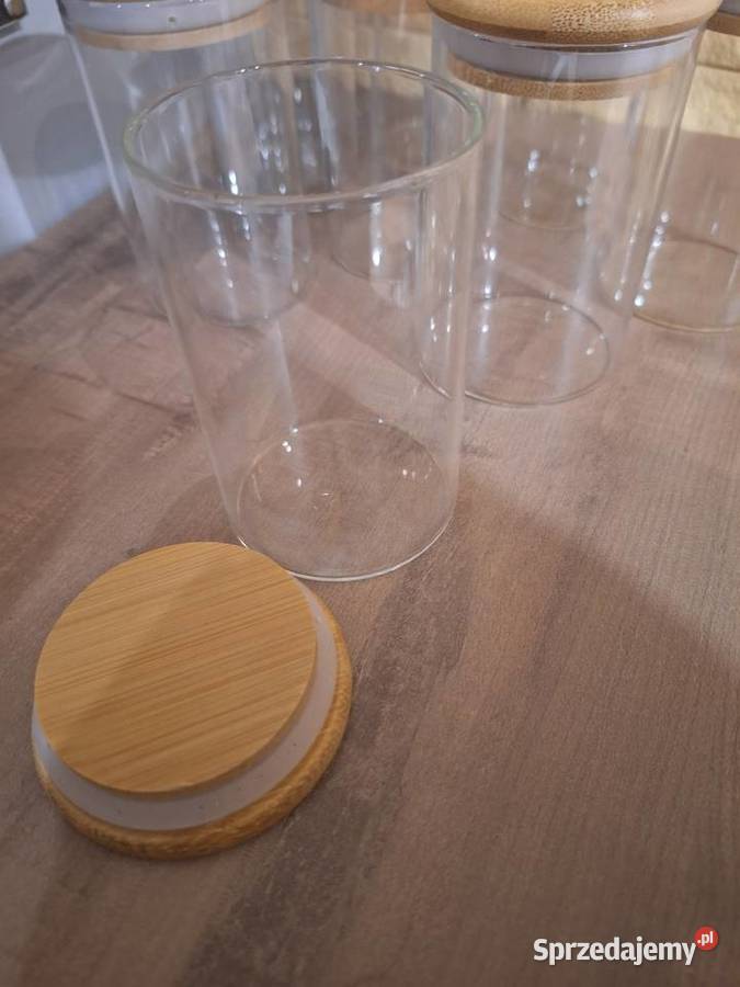 Pojemniki szklane na przyprawy żywność 11 sztuk Pojemniki na żywność Kalisz