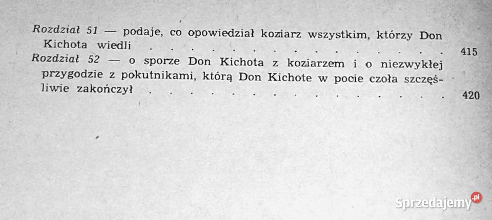 Przemyślny szlachcic Don Kichot z Manczy Miguel Chełm