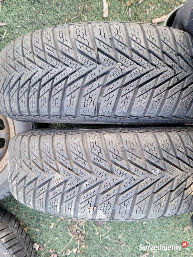Opony zimowe 17565R14 4 sztuki prawie nowe