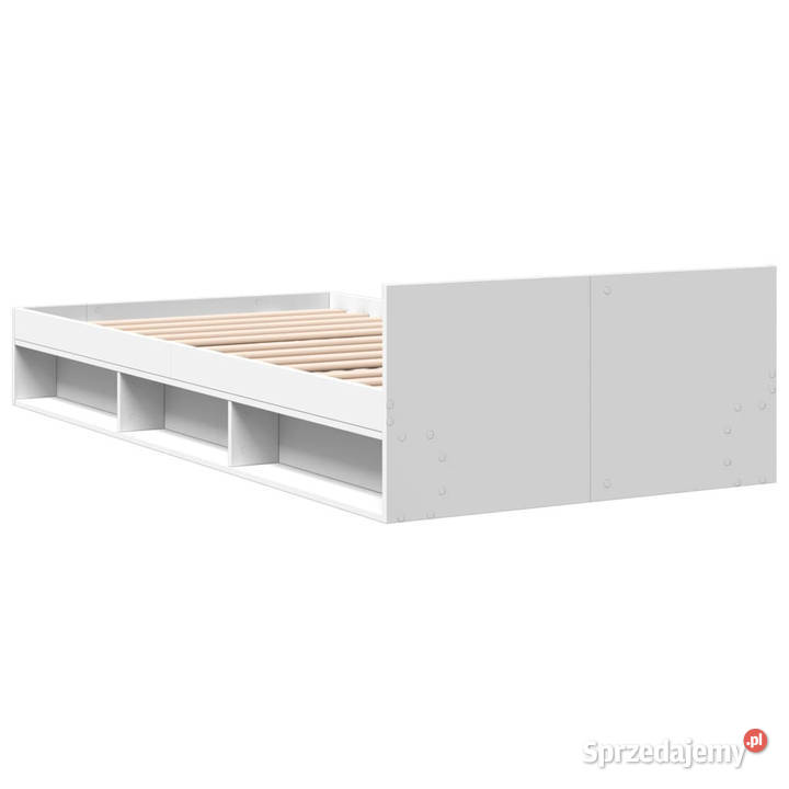 Rama łóżka z szufladą biała 75x190 WM3280804 Łóżka Warszawa sprzedam