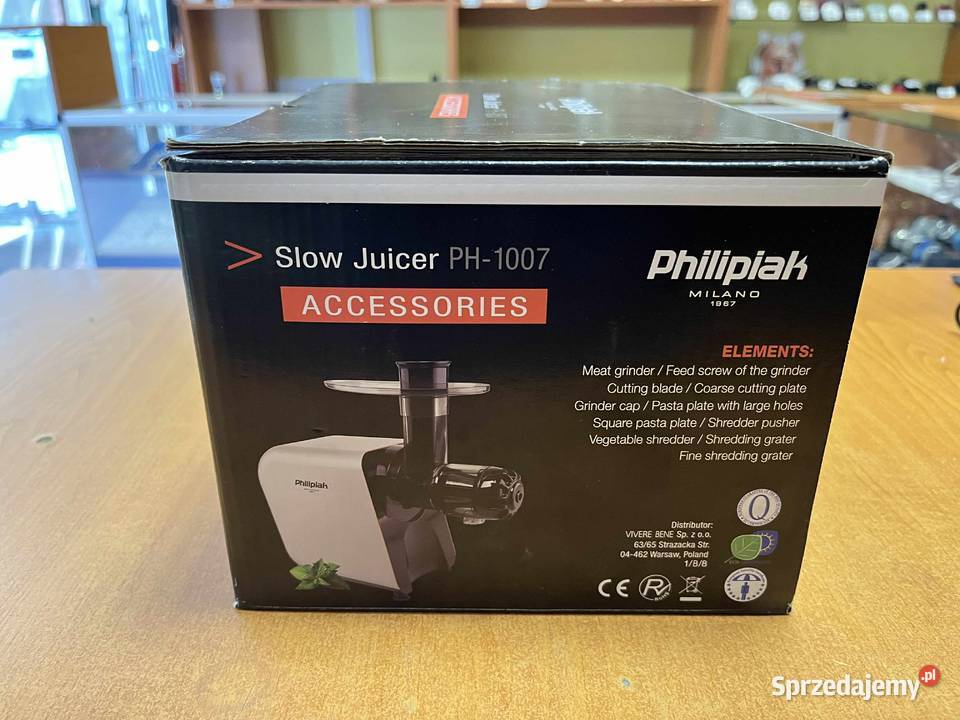Akcesoria do wyciskarki Philipiak PH1007 zestaw