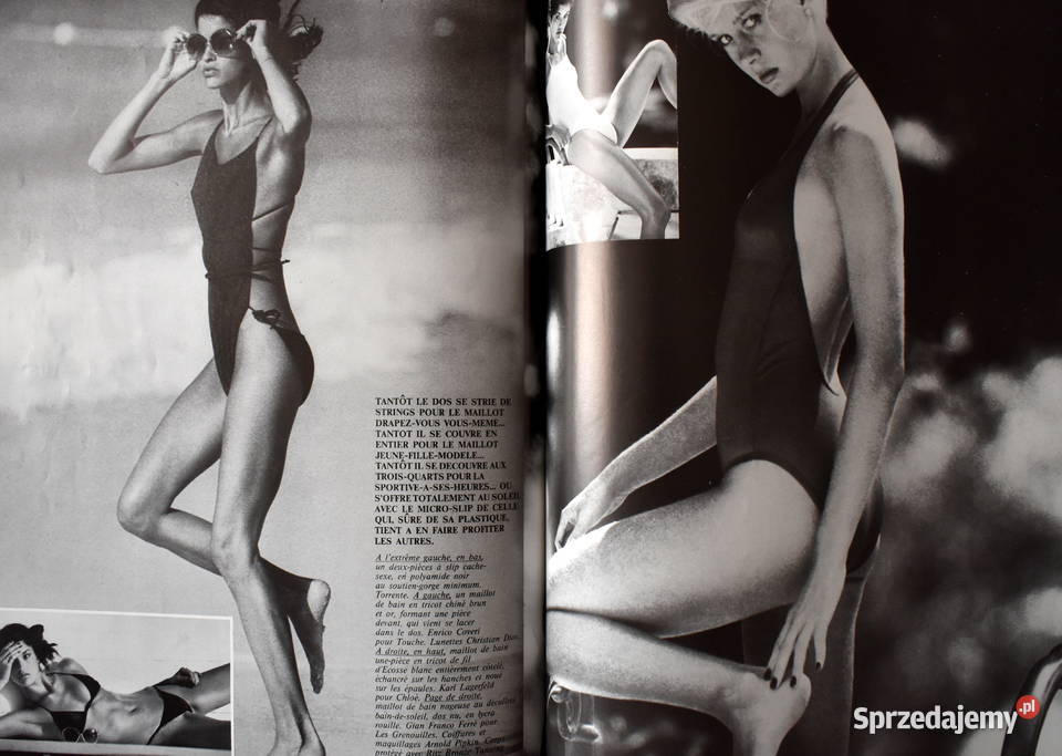 Vogue Paris magazyn mody 1978 Janice Dickinson małopolskie Kraków