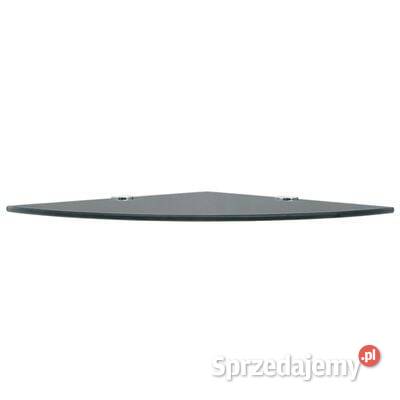 vidaXL Półka narożna z chromowanymi wspornikami sprzedam