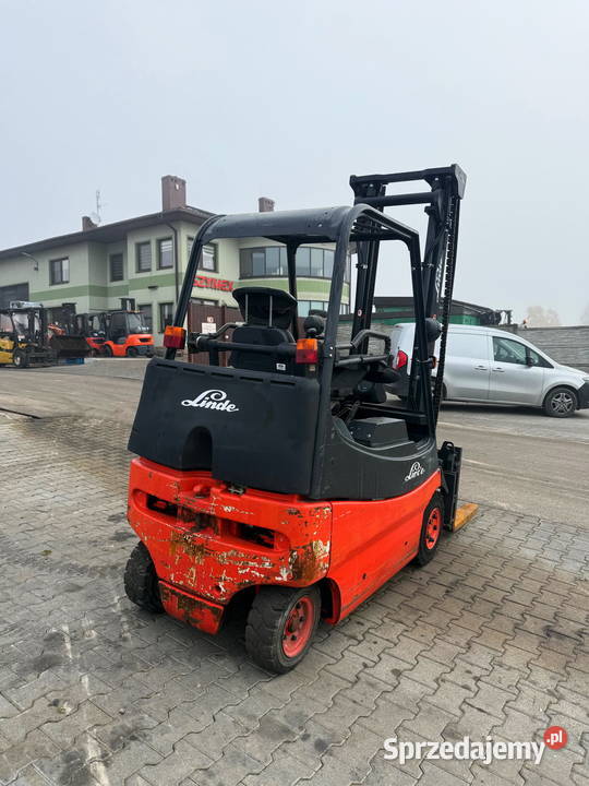 wózek widłowy elektryczny LINDE E20 przesuw Działoszyn sprzedam