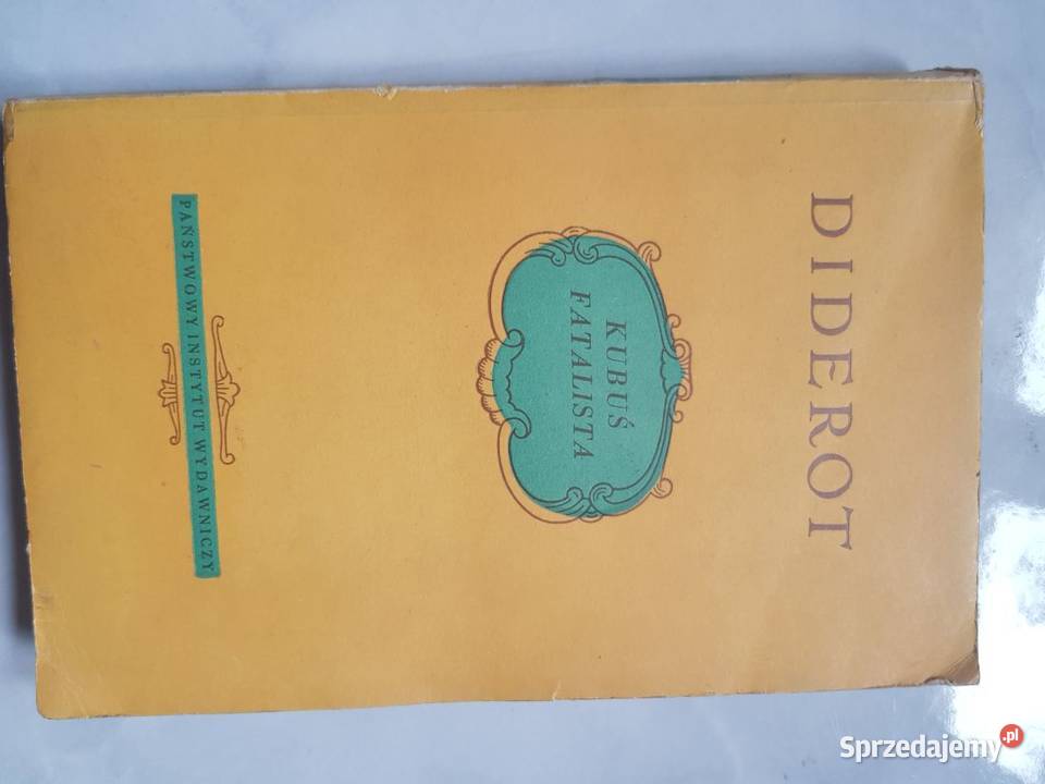 Denis Diderot Kubuś Fatalista i jego Pan książka Kielce sprzedam