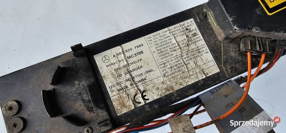 Zmieniarka mercedes w210 w208 w202 a0028207989 Wyposażenie wnętrza Zbąszyń