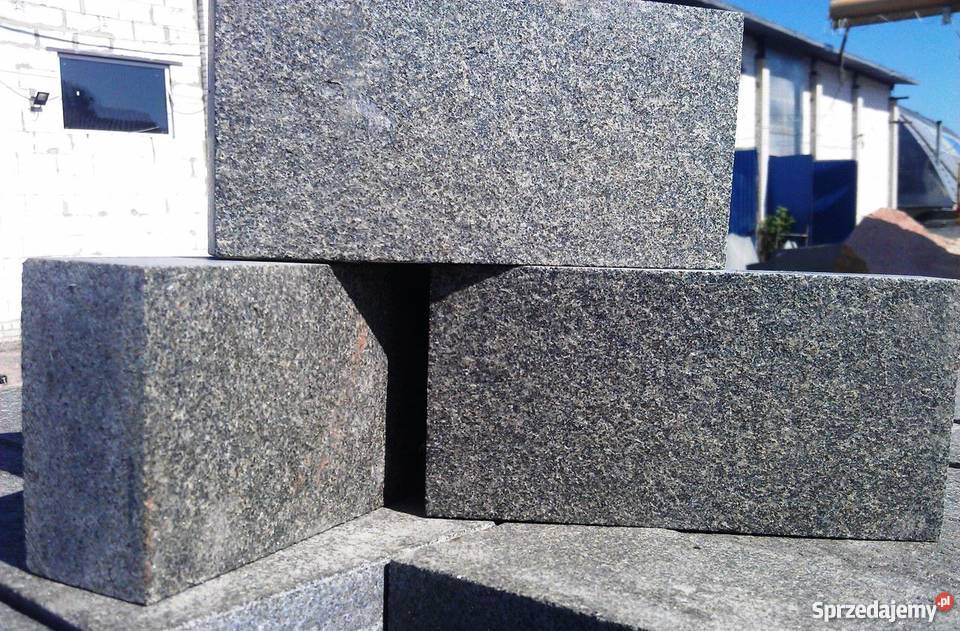 Kostka Granitowa Gabro CZARNA cięta 20x10x5 mazowieckie Marki sprzedam