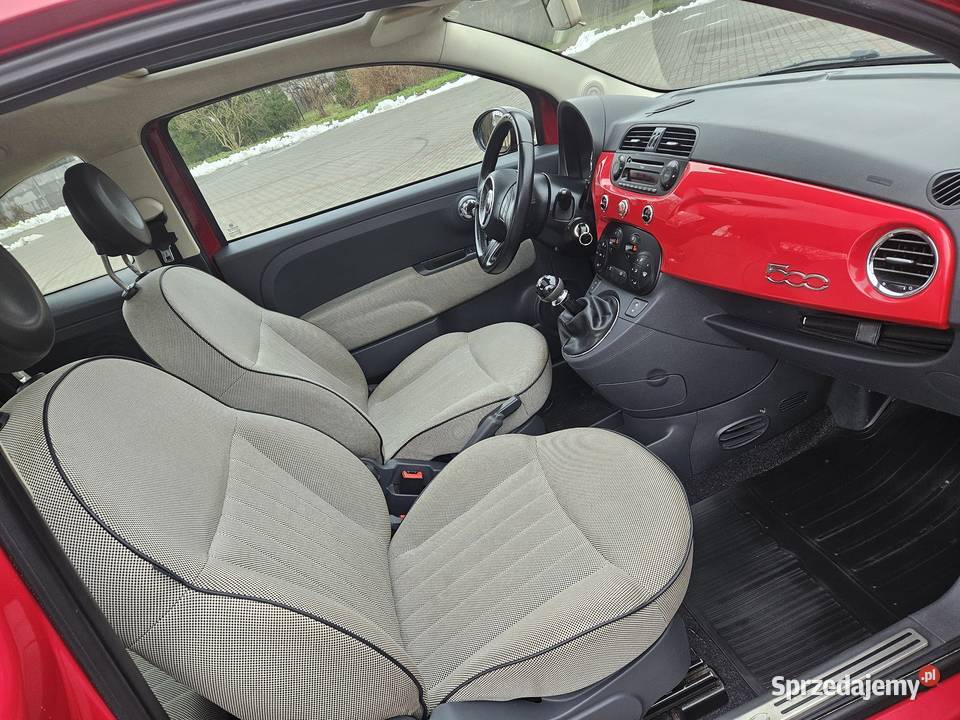 Fiat 500 14 benzyna 100 serwosowany panoramadach wielkopolskie
