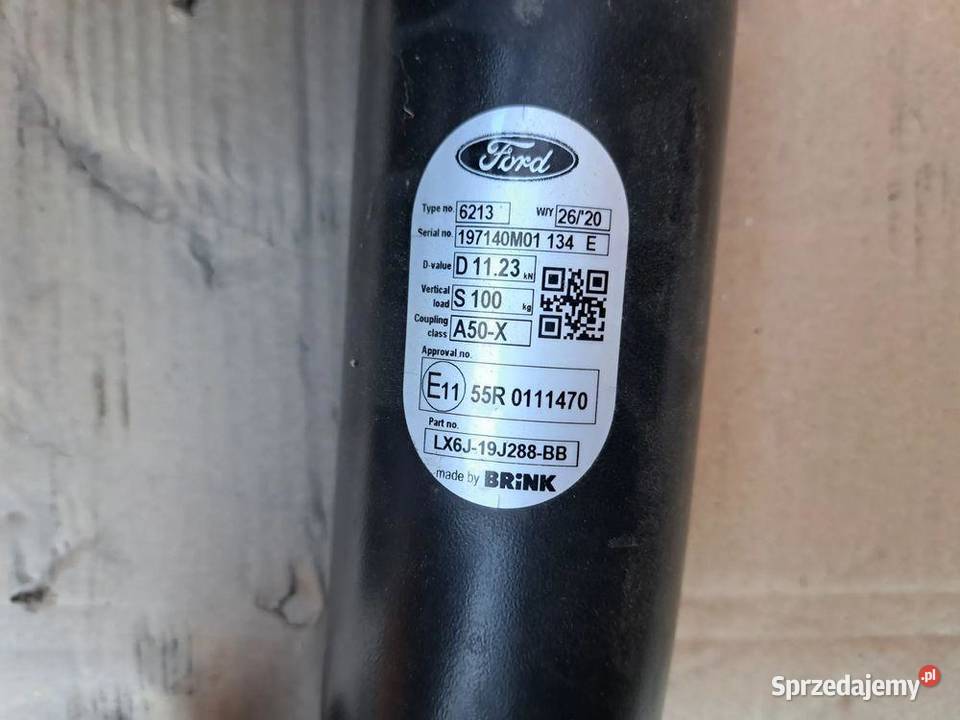 Hak holowniczy elektryczny Ford Kuga III