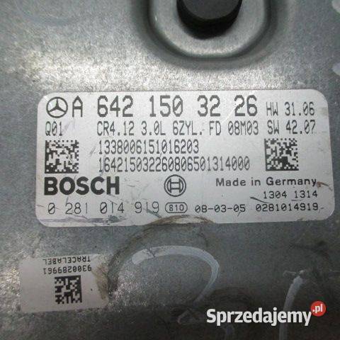 MERCEDES W211 KOMPUTER ZESTAW 30 A6421503226 osobowe wielkopolskie Rakoniewice