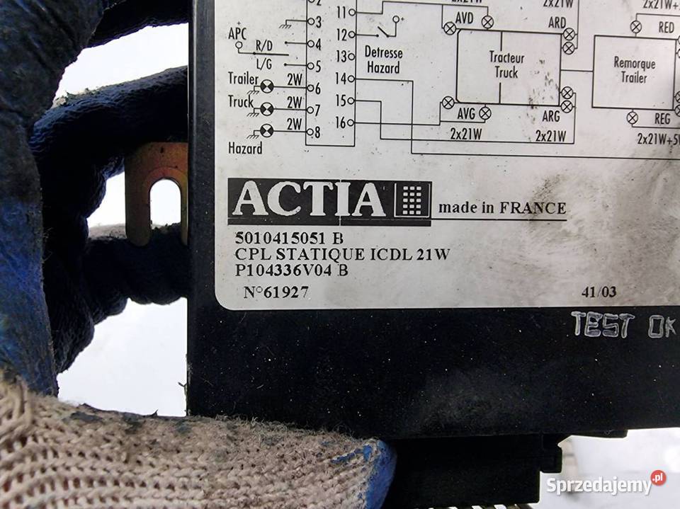 MODUŁ RENAULT PREMIUM 27019 5010415051 Lipno