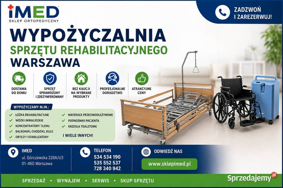 WYPOŻYCZALNIA SPRZĘTU REHABILITACYJNEGO I Warszawa