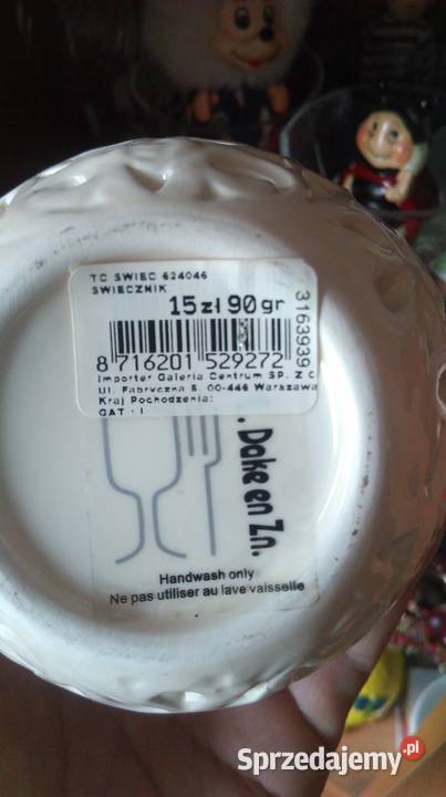 Porcelana świecznik mazowieckie Warszawa sprzedam
