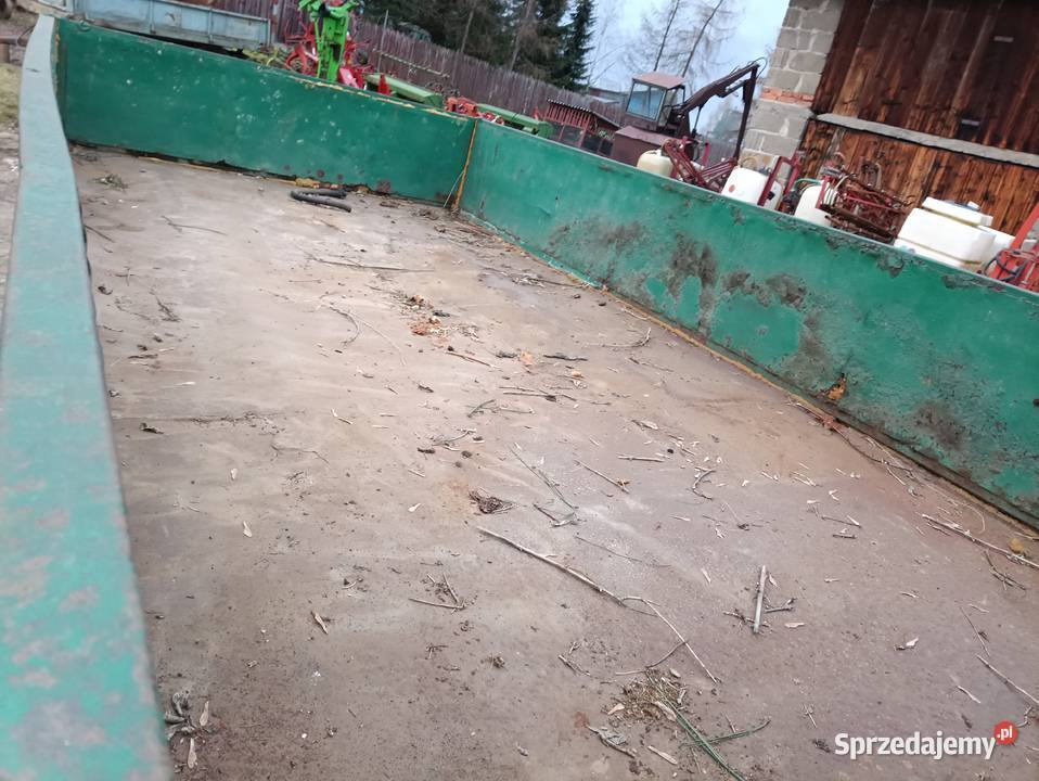 Przyczepa rolnicza d35 kaczka wywrot na boki Maszyny rolnicze Gdów