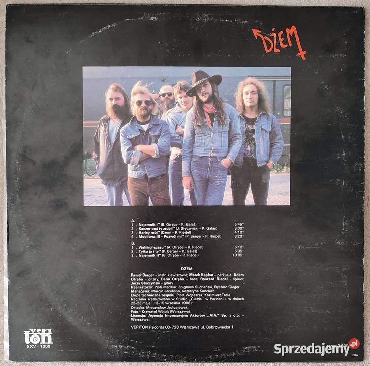 Płyty zespołu Dżem stan mazowieckie