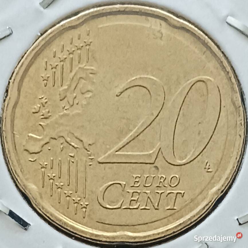 20 Centów Niemcy 2021 r men D Konin