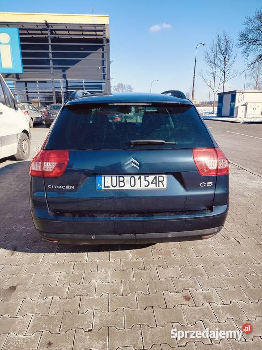Citroen c 5 16hdi uszkodzony Lublin sprzedam