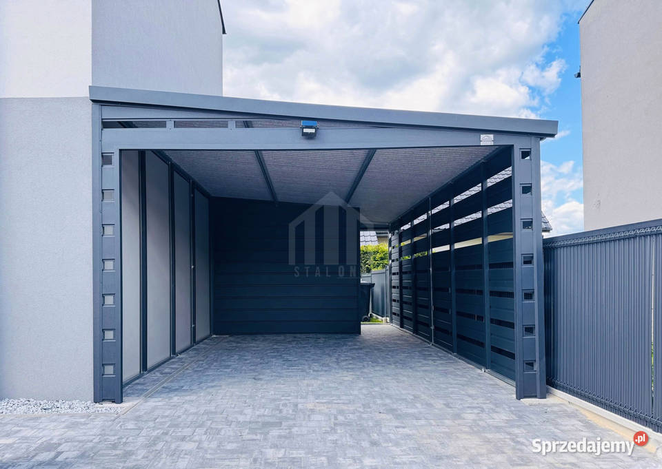 Carport wiata samochodowa 35x6 m pomieszczenie 21m2 Nowy Sącz
