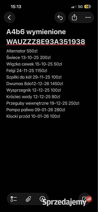 Audi A4b6 18t A4 Trojanów