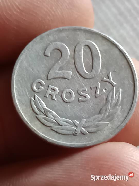 Sprzedam monete 20 groszy 1957 lekka skretka Chełm sprzedam