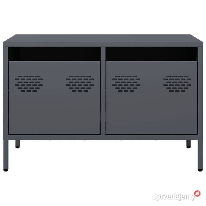 Szafka RTV czarna 68x39x435 stal walcowana na Warszawa sprzedam