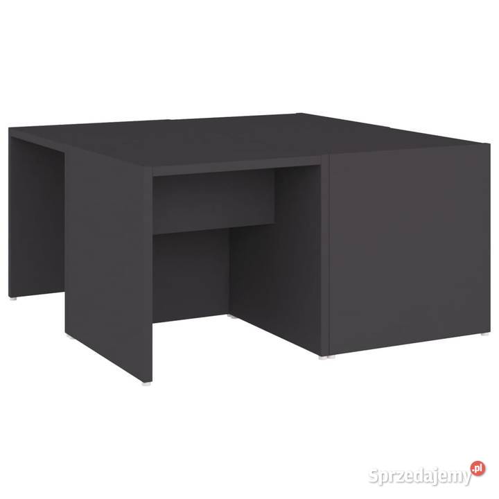 vidaXL Stoliki kawowe 4 szare 33x33x33 SKU806815 Stoliki kawowe i ławy