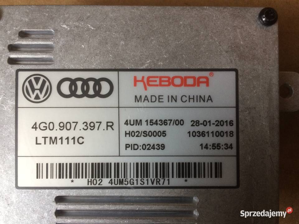 Przetwornica moduł LED Audi A1 A3 A4 A5 A6 A8 Q5 4G0907397R Kalisz 