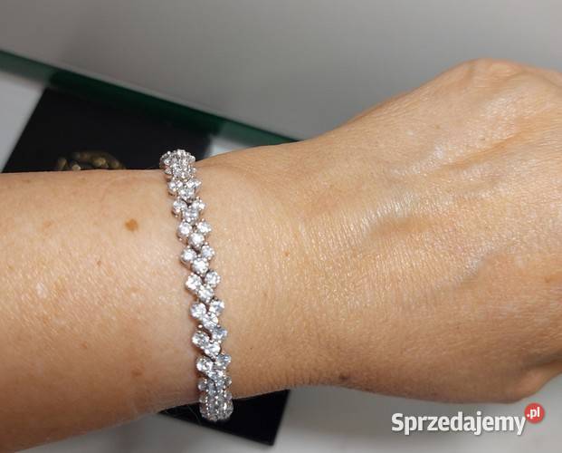 Kolczyki i bransoletka Novia Blanca cyrkonie