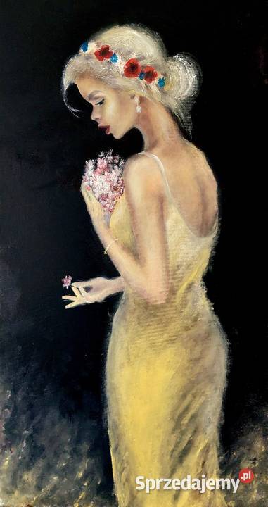 Kobieta Lato Piękny Obraz Olejny 50100 Lublin