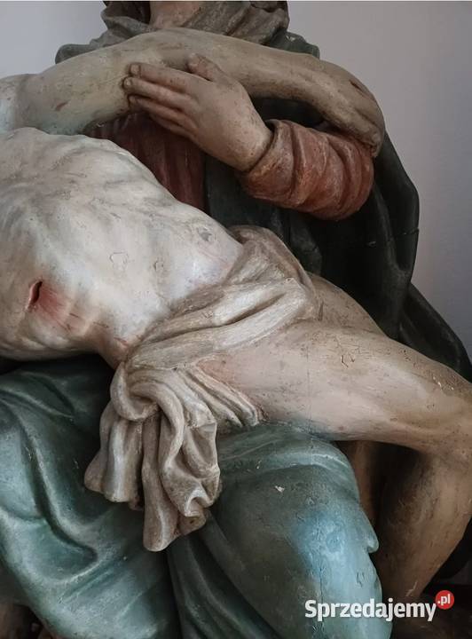 Pieta 1720 r drewno Kraków