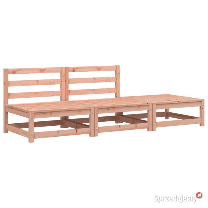 Sofa ogrodowa bez podłokietników z podnóżkiem Warszawa