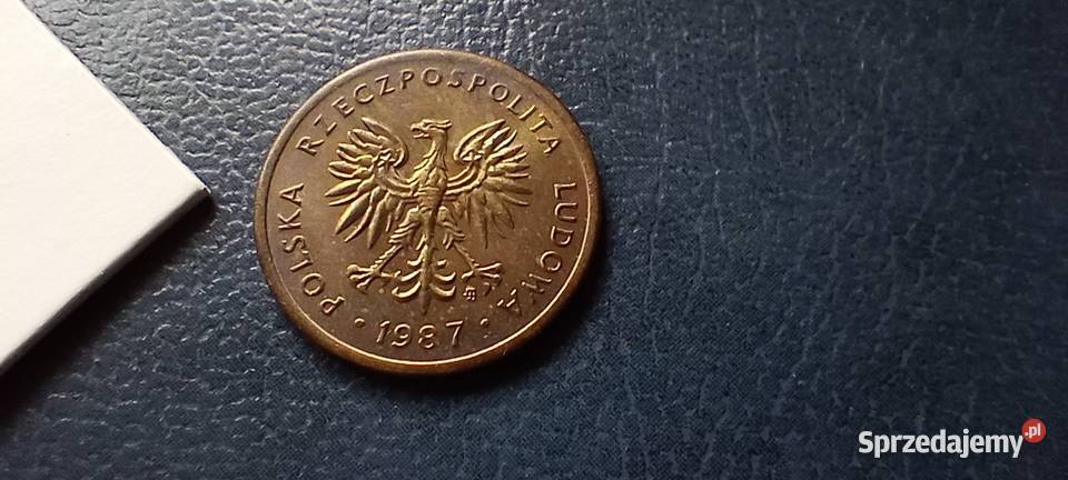 Stare monety 2 złote 1987 PRL Polska cudo Numizmatyka Lesko