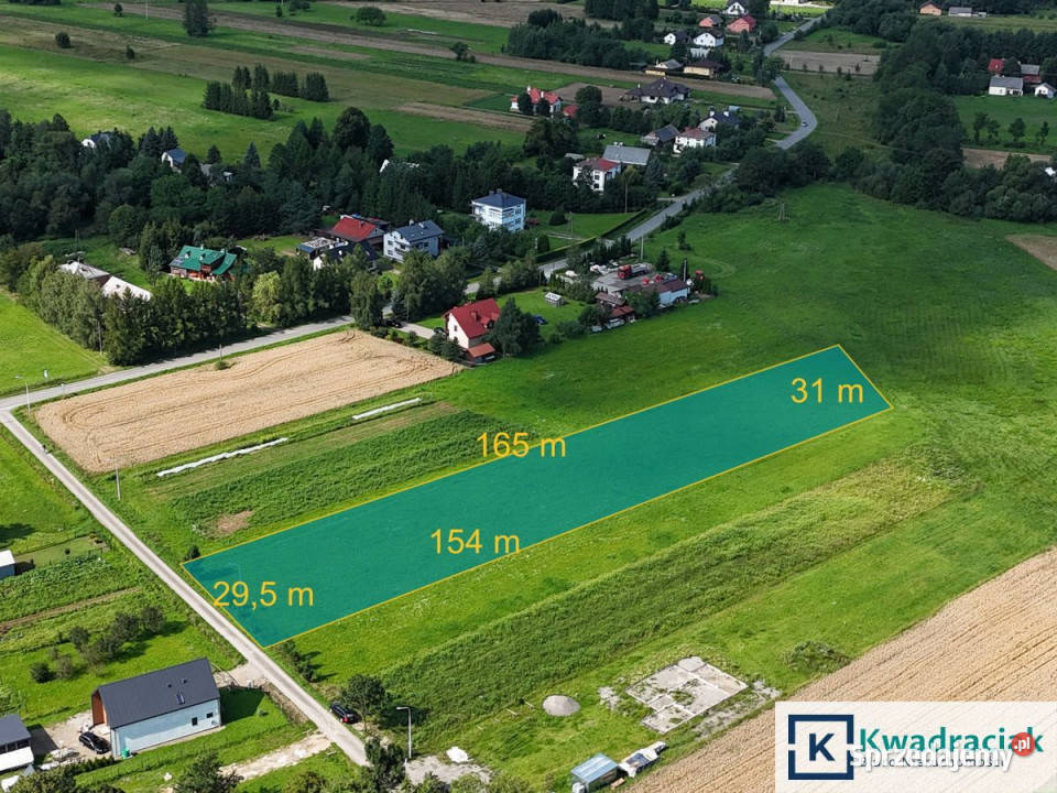 sprzedaży gruntu Cergowa 4842m2 30m