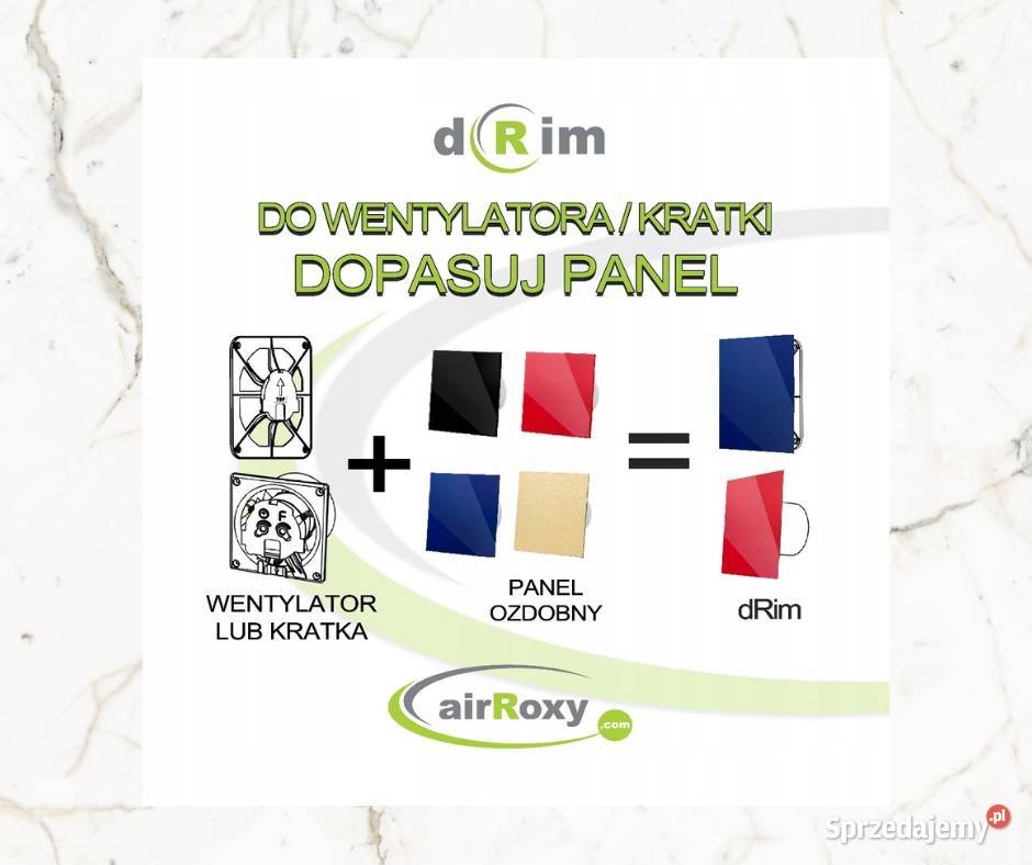 PANEL DO WENTYLATORA ŁAZIENKOWEGO airRoxy 01170 Bydgoszcz sprzedam