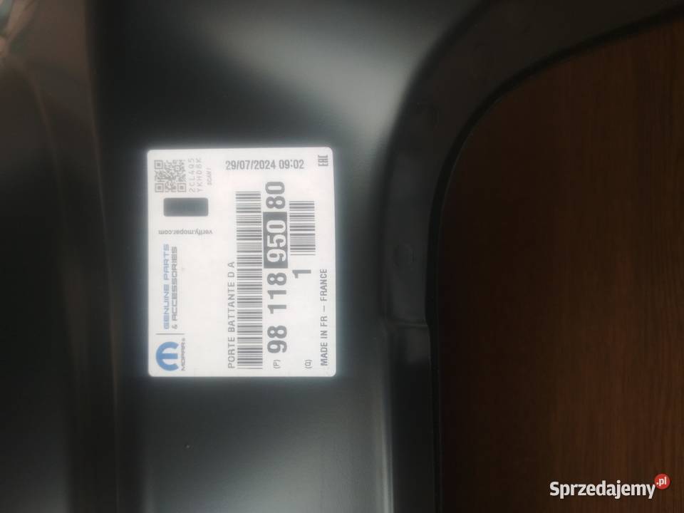 NOWE DRZWI TYLNE PRAWE CITROEN JUMPY III SCUDO osobowe Drzwi Kalwaria Zebrzydowska