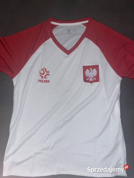 Czerwono Biała koszulka Rozmiar XXL Odzież sportowa Świniary