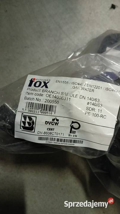 Odgałęzienie siodłowe elektrooporowe PE 100 Maniowy