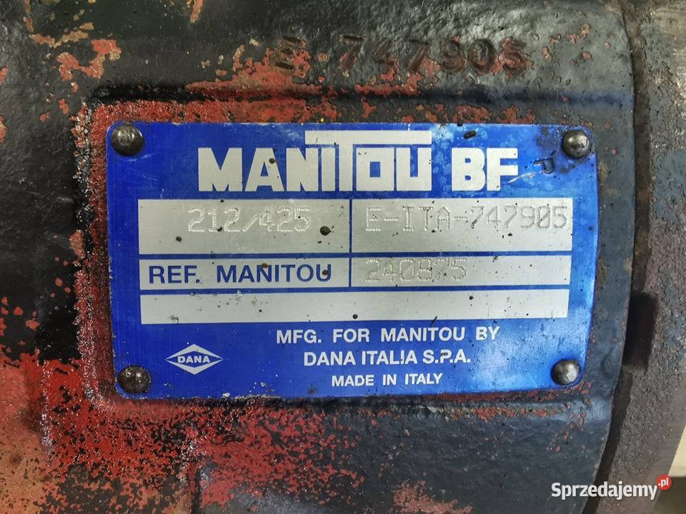 Atak kompletny Spicer 9X35 Manitou MLT Wilkowo